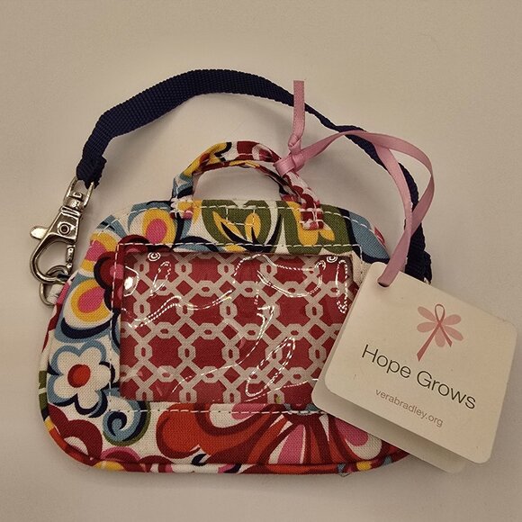 Vera Bradley Accessories - VERA BRADLEY Luggage Tag ~ HOPE GROWS Colorful Flower Tote-Shape NWT